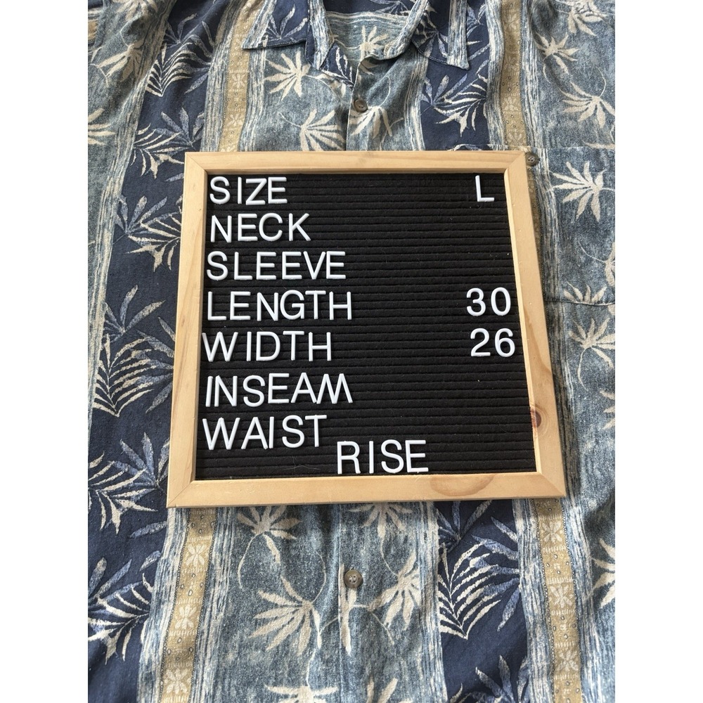 David taylor shirt size L 100% washable silk Hawaiian tropical button up - Picture 2 of 6